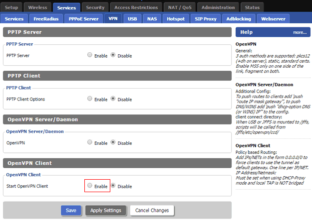 dd wrt log in