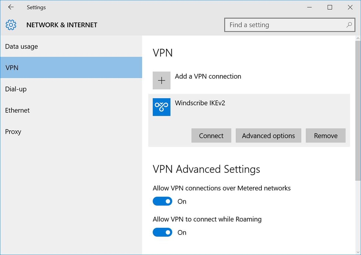 autoconnect windows vpn